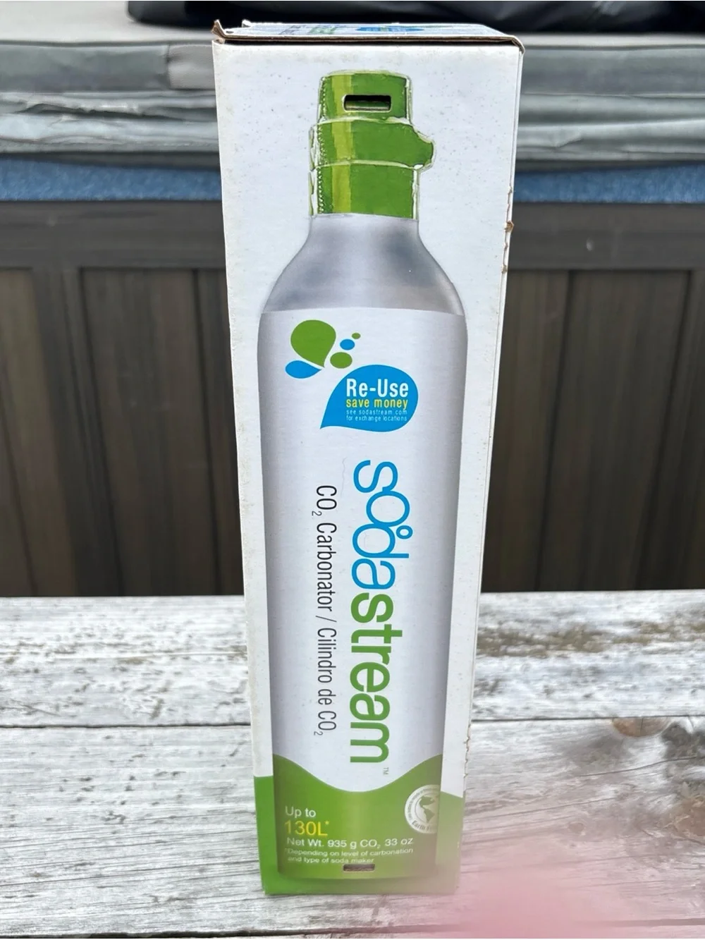 Retired 130L SodaStream CO2 Carbonator Cylinder